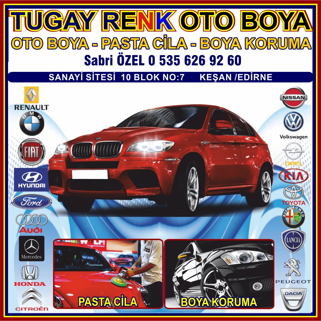 TUGAY RENK KEŞAN OTO BOYA KORUMA PASTA CİLA  - Görsel 8