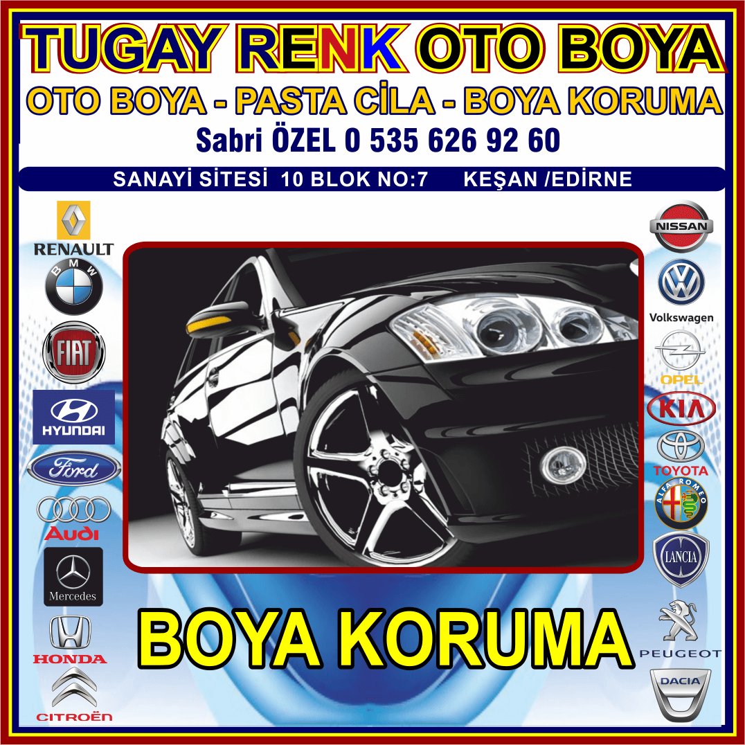 TUGAY RENK KEŞAN OTO BOYA KORUMA PASTA CİLA  - Görsel 3