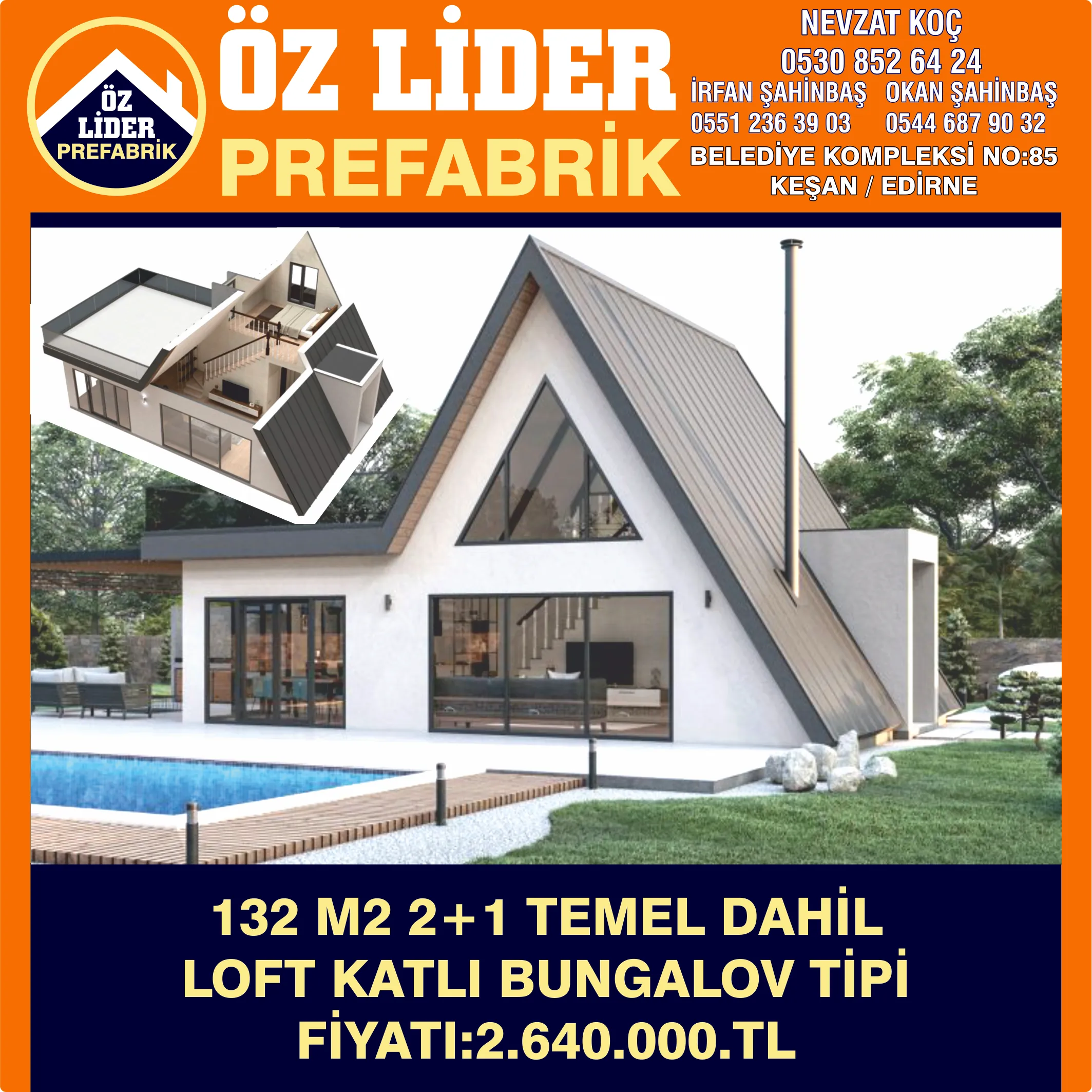 ÖZ LİDER PREFABRİK EV KEŞAN